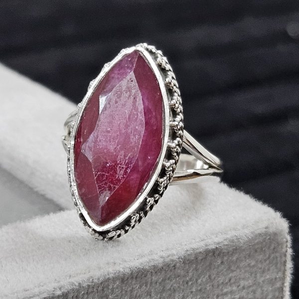 Ruby 925 Sterling Silver Ring (REXT44-26) - Image 2