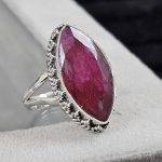 Ruby 925 Sterling Silver Ring (REXT44-26)