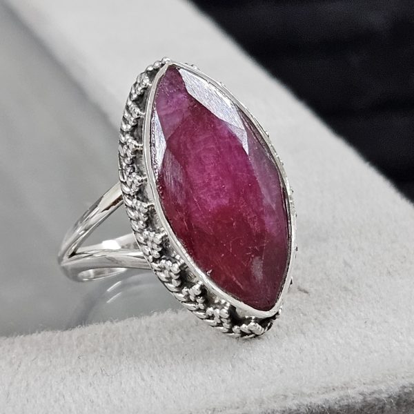 Ruby 925 Sterling Silver Ring (REXT44-26)