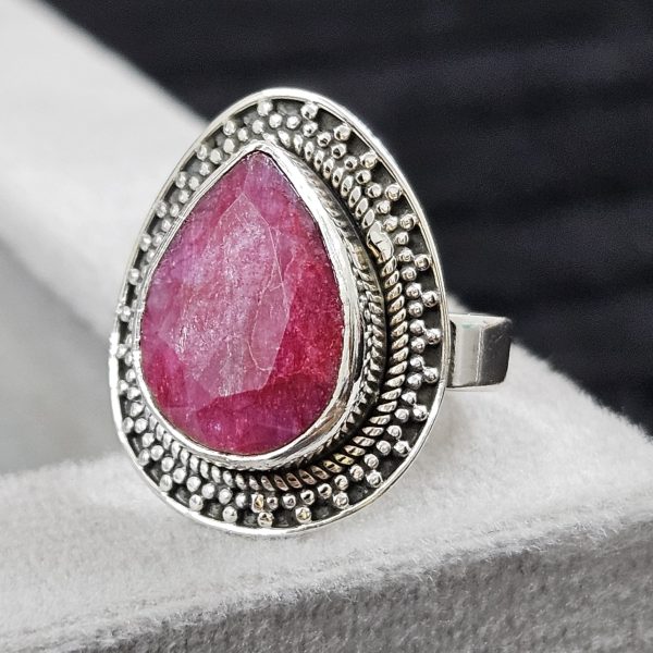 Ruby 925 Sterling Silver Ring (REXT44-25) - Image 2