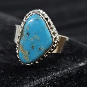 Arizona Turquoise 925 Sterling Silver Ring (REXT30-73)