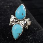 Arizona Turquoise 925 Sterling Silver Ring (REXT30-75)