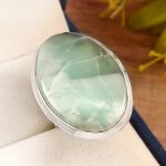 Flint Larimar Size US 10 925 Sterling Silver Ring (REXT19-43)