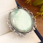 Flint Larimar Size US 12 925 Sterling Silver Ring (REXT19-50)