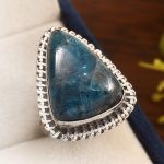 Apatite Size US 6 925 Sterling Silver Ring (REXT36-15)