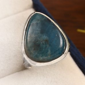 Apatite Size US 7 925 Sterling Silver Ring (REXT36-31)