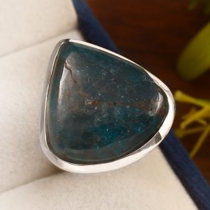 Apatite Size US 9 925 Sterling Silver Ring (REXT36-53)