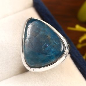 Apatite Size US 6 925 Sterling Silver Ring (REXT36-22)