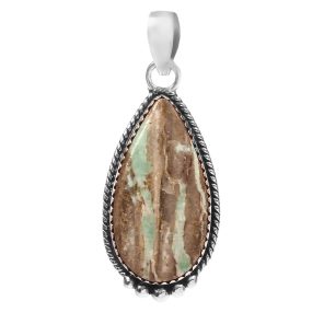 Varascite 1.5" 925 Sterling Silver Pendant (REXT14-22)