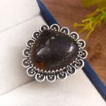 Picasso Jasper Size US 6 925 Sterling Silver Ring (REXT40-106)
