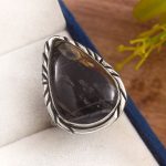 Picasso Jasper Size US 9 925 Sterling Silver Ring (REXT40-120)