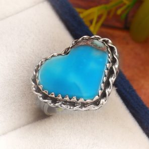Sea Sediment Jasper Size US 7 925 Sterling Silver Ring (REXT52-62)
