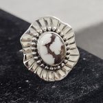 Wild Horse Jasper 925 Sterling Silver Ring (REXT50-67)