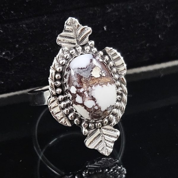 Wild Horse Jasper 925 Sterling Silver Ring (REXT50-68)