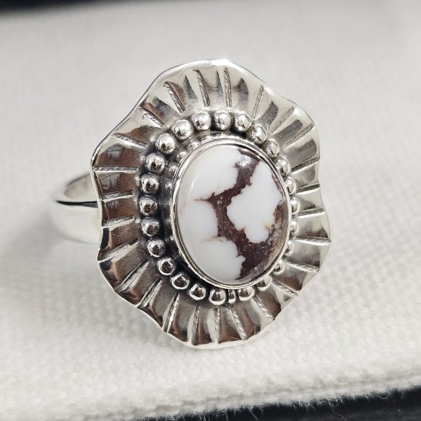 Wild Horse Jasper 925 Sterling Silver Ring (REXT50-67) - Image 2