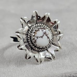 Wild Horse Jasper 925 Sterling Silver Ring (REXT50-66)