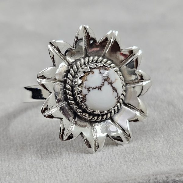 Wild Horse Jasper 925 Sterling Silver Ring (REXT50-66)