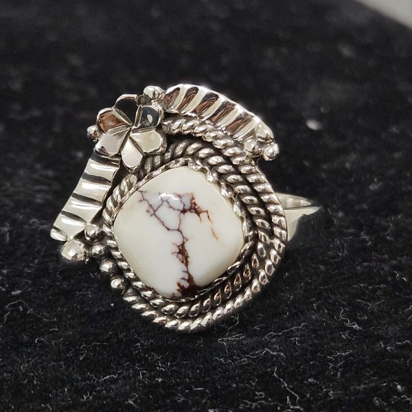 Wild Horse Jasper 925 Sterling Silver Ring (REXT50-70)