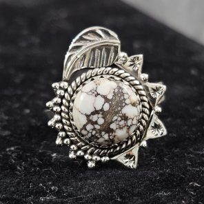 Wild Horse Jasper 925 Sterling Silver Ring (REXT50-65)