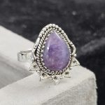 Charoite 925 Sterling Silver Ring (REXT59-3)