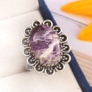 Kammermite Size US 8 925 Sterling Silver Ring (RS65-95)
