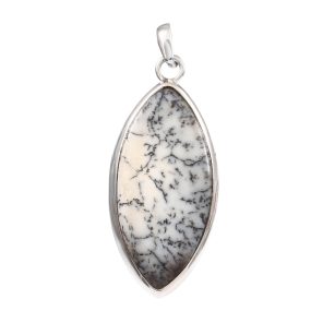 Dendritic Opal 1.75" 925 Sterling Silver Pendant (RS54-212)