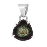 Watermelon Tourmaline 0.75" 925 Sterling Silver Pendant (RS114-162)