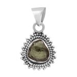 Watermelon Tourmaline 1" 925 Sterling Silver Pendant (RS114-229)