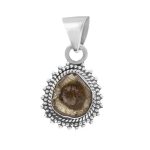 Watermelon Tourmaline 1" 925 Sterling Silver Pendant (RS114-259)
