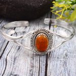 Ethiopian Opal 925 Sterling Silver Cuff Bangle (RS53-26)