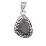 Australian Opal 1.25" 925 Sterling Silver Pendant (RS111-275)