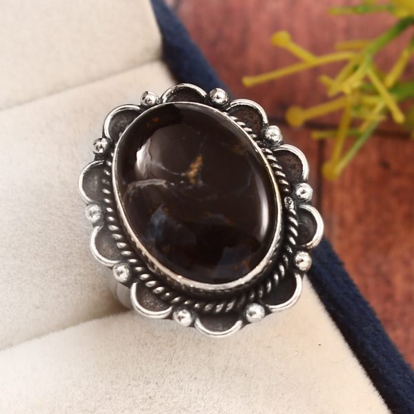 Pietersite Size US 7 925 Sterling Silver Ring (REXT3-20)