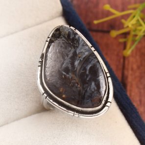 Pietersite Size US 7 925 Sterling Silver Ring (REXT3-40)