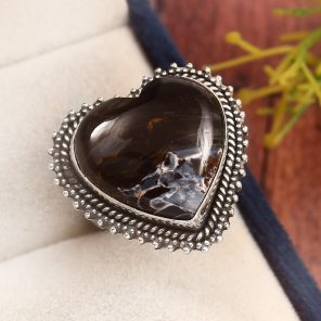 Pietersite Size US 7 925 Sterling Silver Ring (REXT3-22)