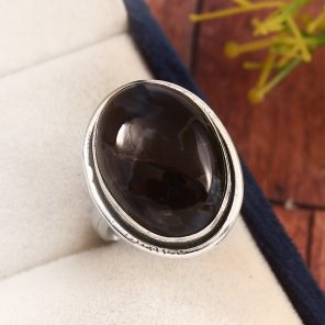 Pietersite Size US 6 925 Sterling Silver Ring (REXT3-47)