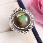 Cantera Opal Size US 7 925 Sterling Silver Ring (RS108-167)
