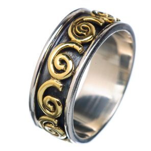Mad Sign Meditation 925 Silver Ring (REXT3-13)