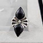 Black Onyx Southwest Ring