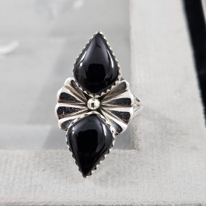 Black Onyx Southwest Ring