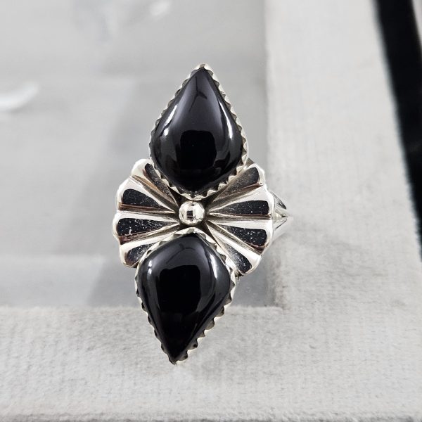 Black Onyx Southwest Ring