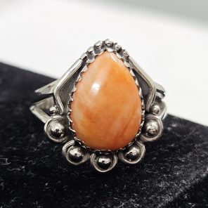 Spiny Oyster Shell 925 Sterling Silver Ring (REXT1-17)