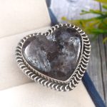 Larvikite Size US 11 925 Sterling Silver Ring (REXT44-53)