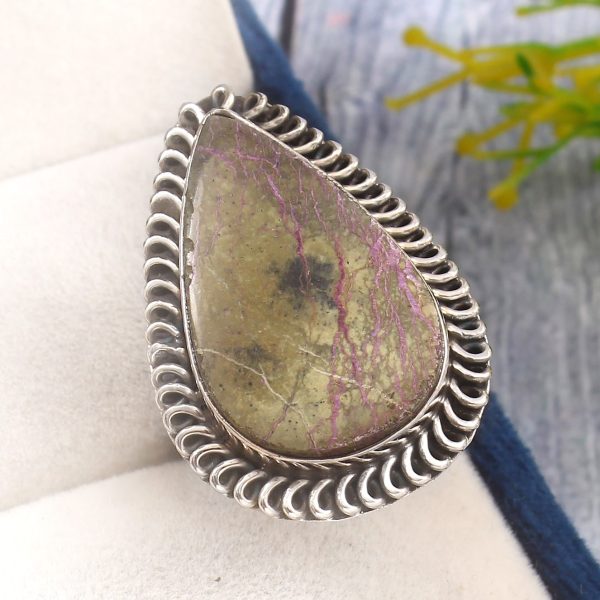 Purpurite Size US 8 925 Sterling Silver Ring (REXT44-54)