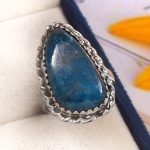 Apatite Size US 6 925 Sterling Silver Ring (REXT44-75)