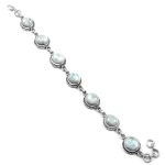 Larimar Bracelet 925 Sterling Silver Jewelry (RS114-271)