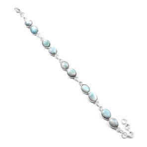 Larimar Bracelet 925 Sterling Silver Jewelry (RS114-263)