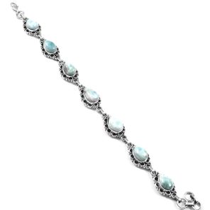 Larimar Bracelet 925 Sterling Silver Jewelry (RS114-273)