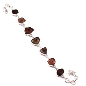 Watermelon Tourmaline 925 Sterling Silver Jewelry (RS114-278)