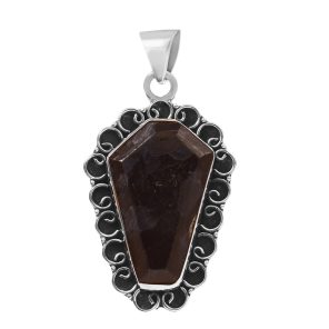 Pietersite 1.75" 925 Sterling Silver Pendant (REXT20-103)