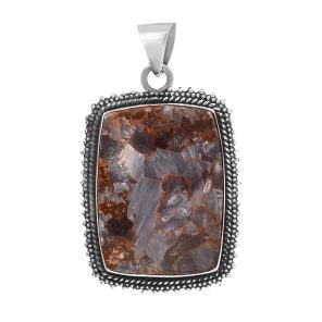 Pietersite 1.75" 925 Sterling Silver Pendant (REXT20-105)